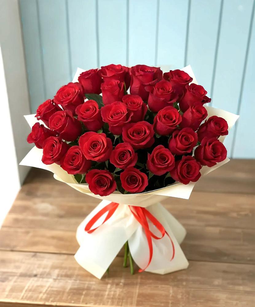 Букет 29 Красных роз в Ардатове Нижегородской области