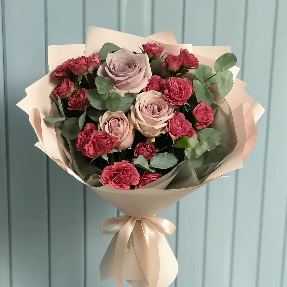 Букет цветов из: Гвоздики и Розы в Ардатове Нижегородской области