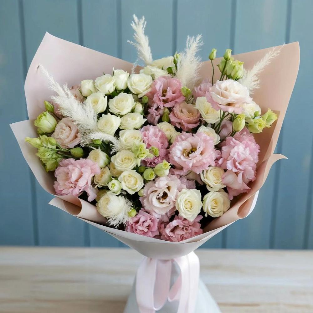 Букет цветов из: Альстромерии и Розы в Ардатове Нижегородской области