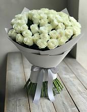 Букет 35 Белых роз в Ардатове Нижегородской области