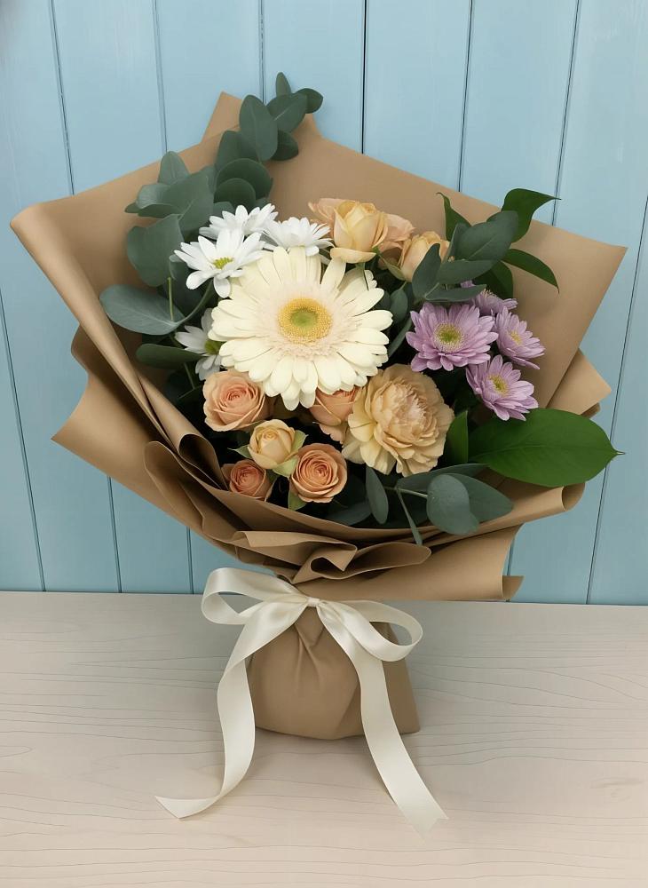 Букет цветов из: Герберы и Хризантемы в Ардатове Нижегородской области