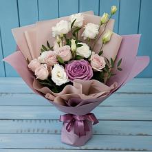 Букет цветов из:  Розы и Лизиантусы в Ардатове Нижегородской области