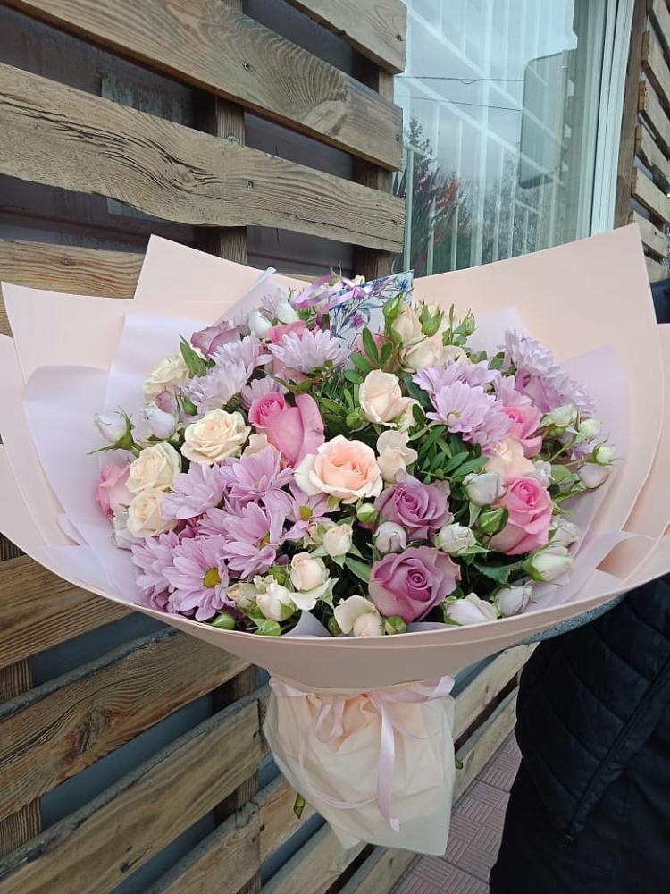 Букет цветов из: Розы и Хризантемы в Ардатове Нижегородской области