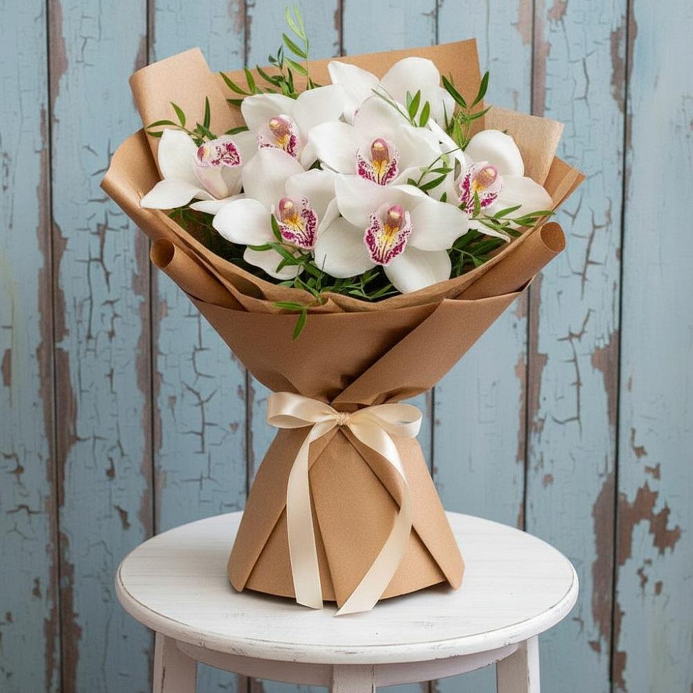 Букет цветов из: Орхидеи и Розы в Ардатове Нижегородской области