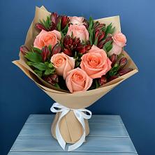 Букет цветов из:  Розы и Альстромерии в Ардатове Нижегородской области