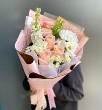 Букет цветов из:  Хризантемы и Розы в Ардатове Нижегородской области