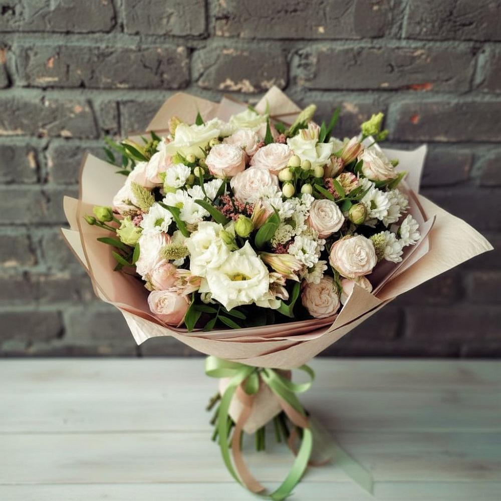 Букет цветов из: Альстромерии, Розы и Хризантемы в Ардатове Нижегородской области