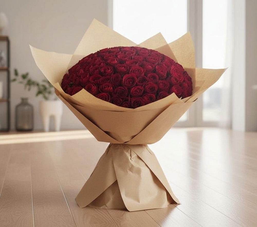 Букет 101 Красная роза в Ардатове Нижегородской области