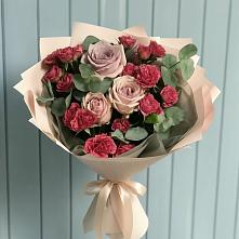 Букет цветов из:  Гвоздики и Розы в Ардатове Нижегородской области